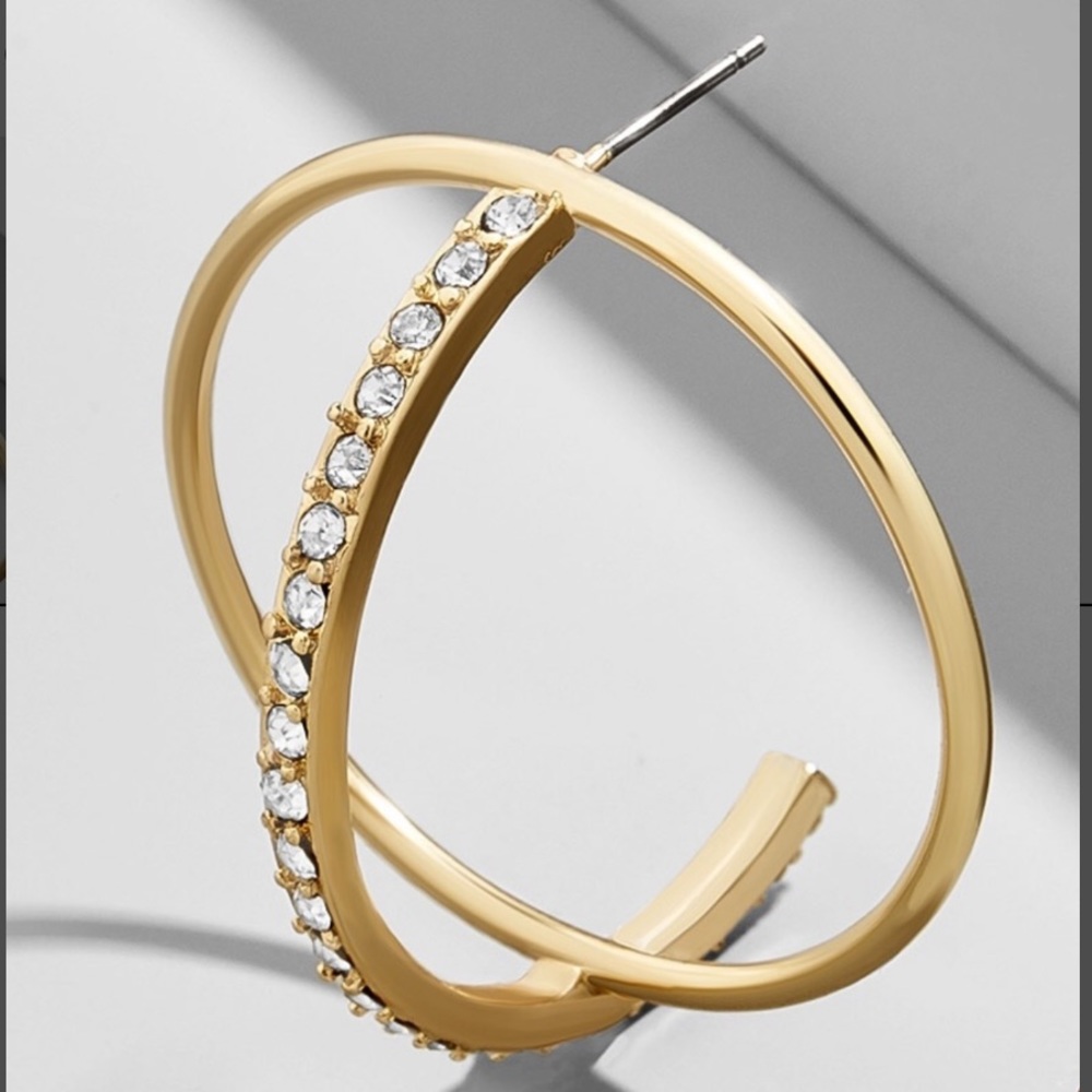 BaubleBar Clarine Hoop Earrings